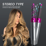 Professional curling iron with versatile attachments