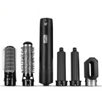 Professional curling iron with versatile attachments