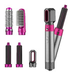 Professional curling iron with versatile attachments