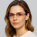 Elegante rahmenlose Lesebrille für grenzenlosen Komfort