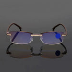Elegante rahmenlose Lesebrille für grenzenlosen Komfort