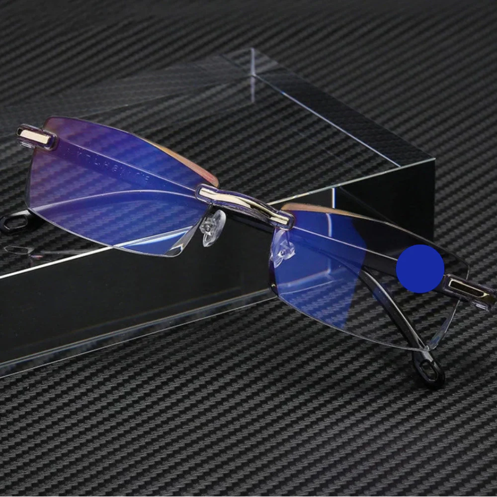Elegante rahmenlose Lesebrille für grenzenlosen Komfort
