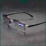 Elegante rahmenlose Lesebrille für grenzenlosen Komfort