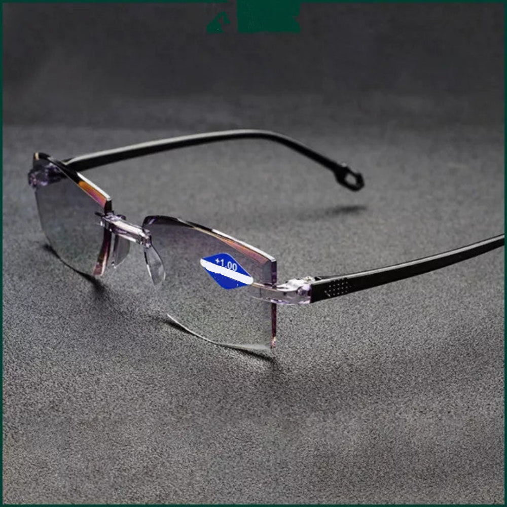 Elegante rahmenlose Lesebrille für grenzenlosen Komfort