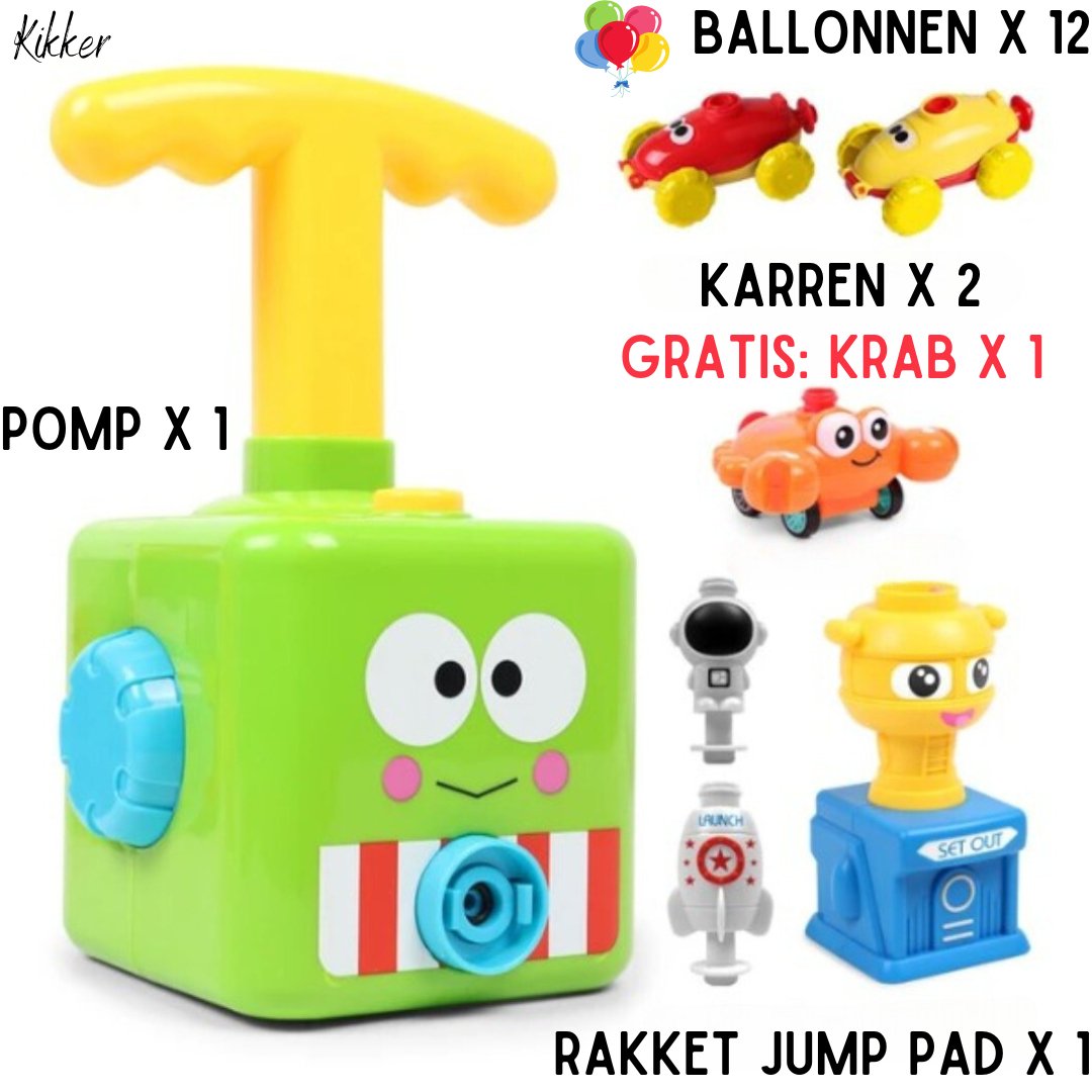 Air Powered Balloon Car Pump Set for Endless Fun