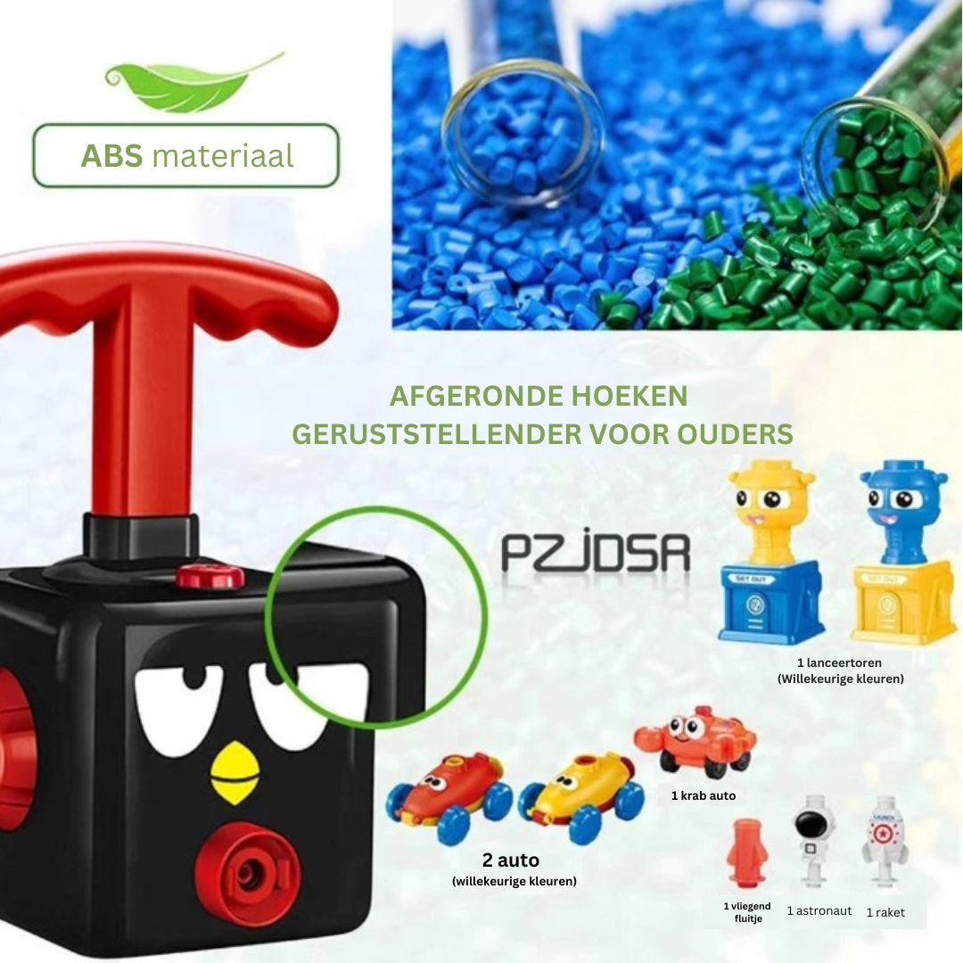 Air Powered Balloon Car Pump Set for Endless Fun