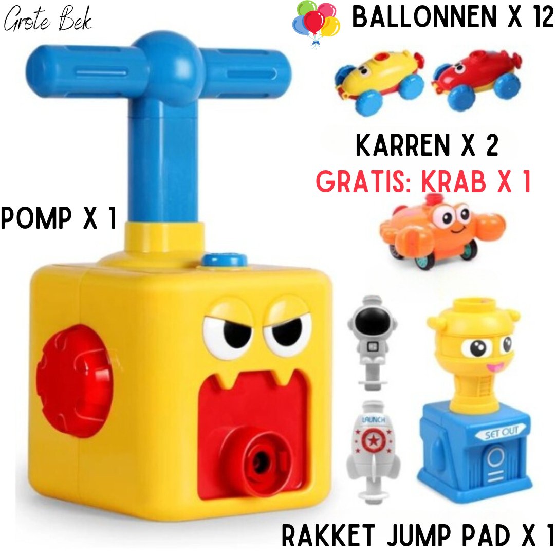 Air Powered Balloon Car Pump Set for Endless Fun
