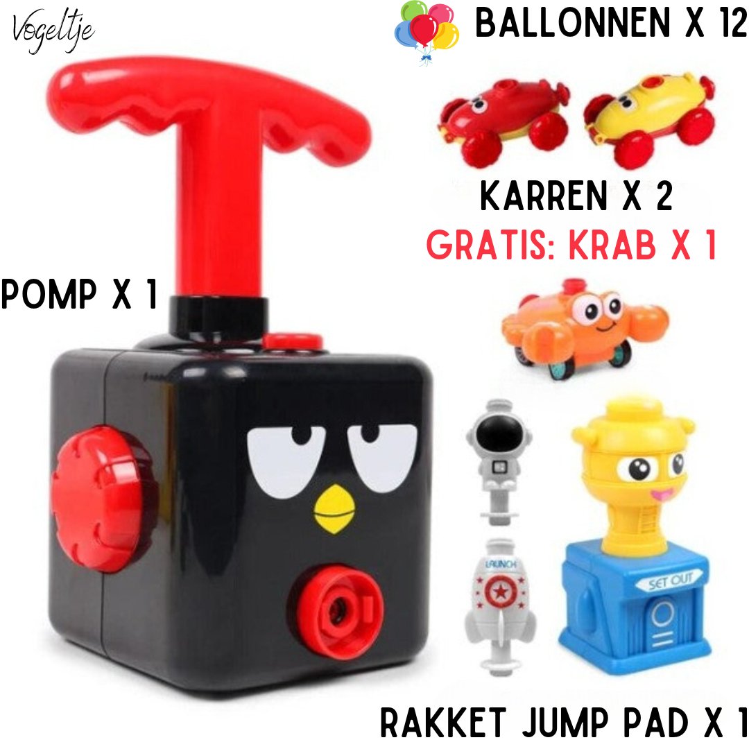 Air Powered Balloon Car Pump Set for Endless Fun
