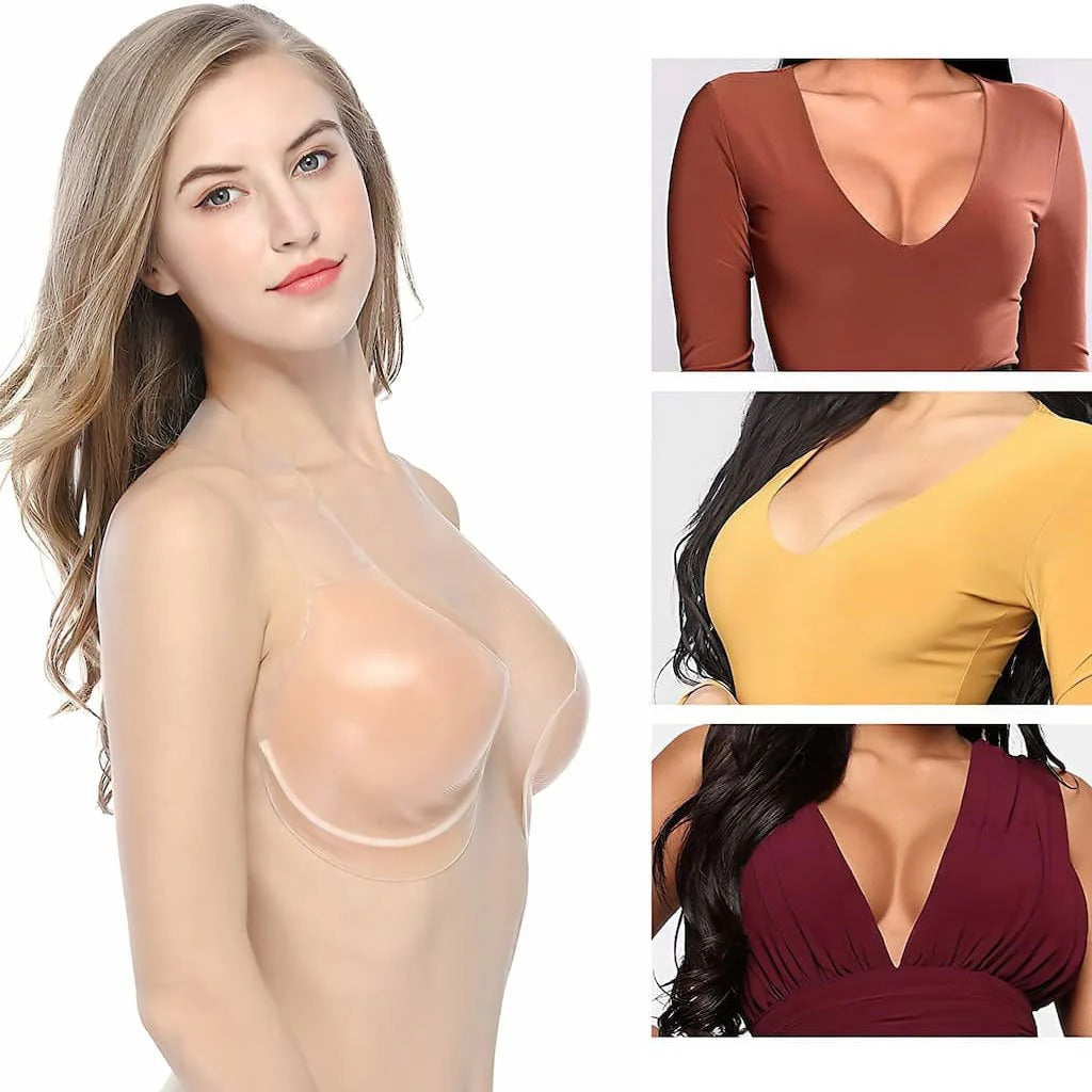 Unsichtbarer Push-Up-BH für perfekten Halt ohne Träger