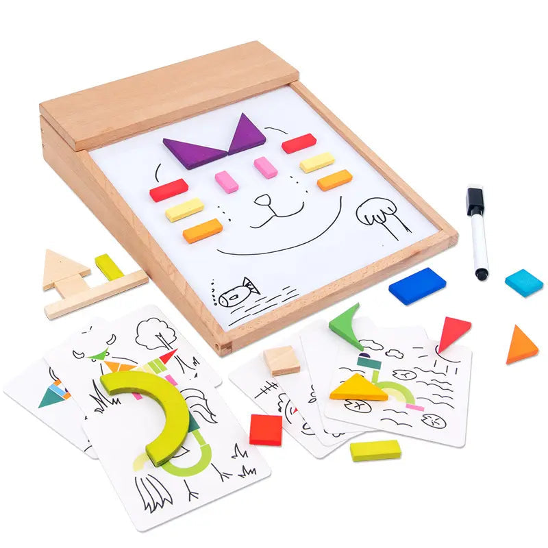 Magnetic Puzzle Board - Creative Learning Toys for Kids