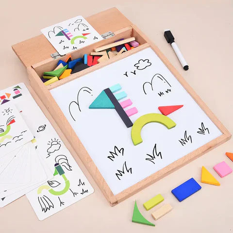 Magnetic Puzzle Board - Creative Learning Toys for Kids