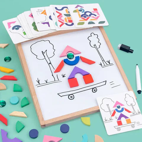 Magnetic Puzzle Board - Creative Learning Toys for Kids