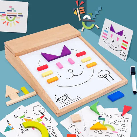Magnetic Puzzle Board - Creative Learning Toys for Kids