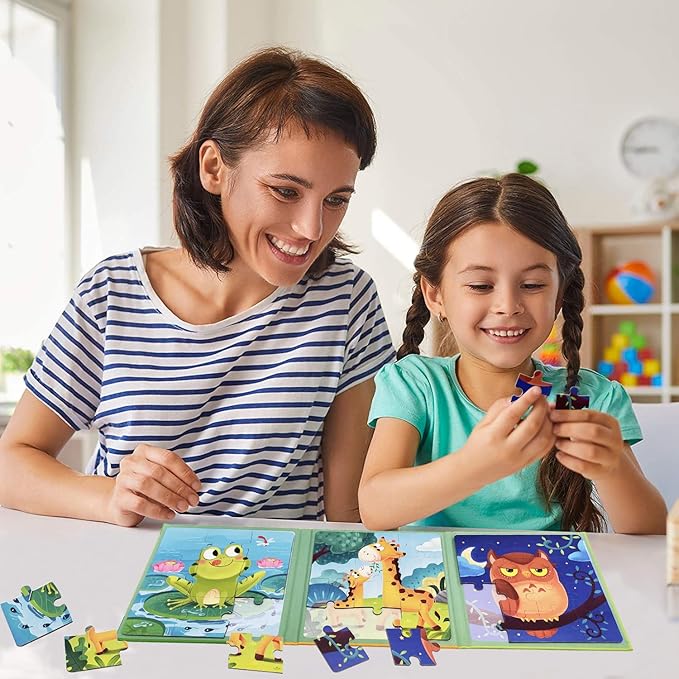 Magnetic Puzzle Book - Fosters Learning and Creativity