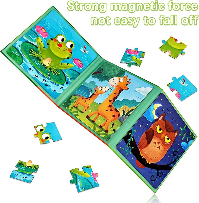 Magnetic Puzzle Book - Fosters Learning and Creativity