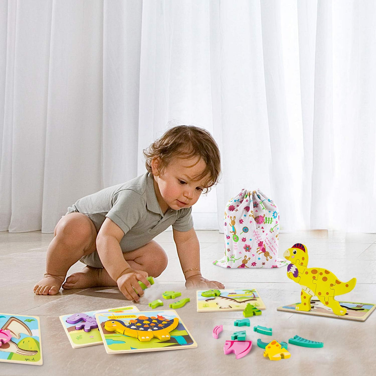 Puzzle Set - Promotes problem-solving skills and recognition
