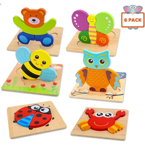 Puzzle Set - Promotes problem-solving skills and recognition