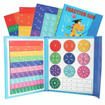 Magnetisches Bruchpuzzle Buch für kinderleichtes Lernen