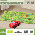 PuzzleRacer - Creative Car Playset for Kids