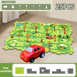 PuzzleRacer - Creative Car Playset for Kids
