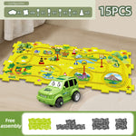 PuzzleRacer - Creative Car Playset for Kids