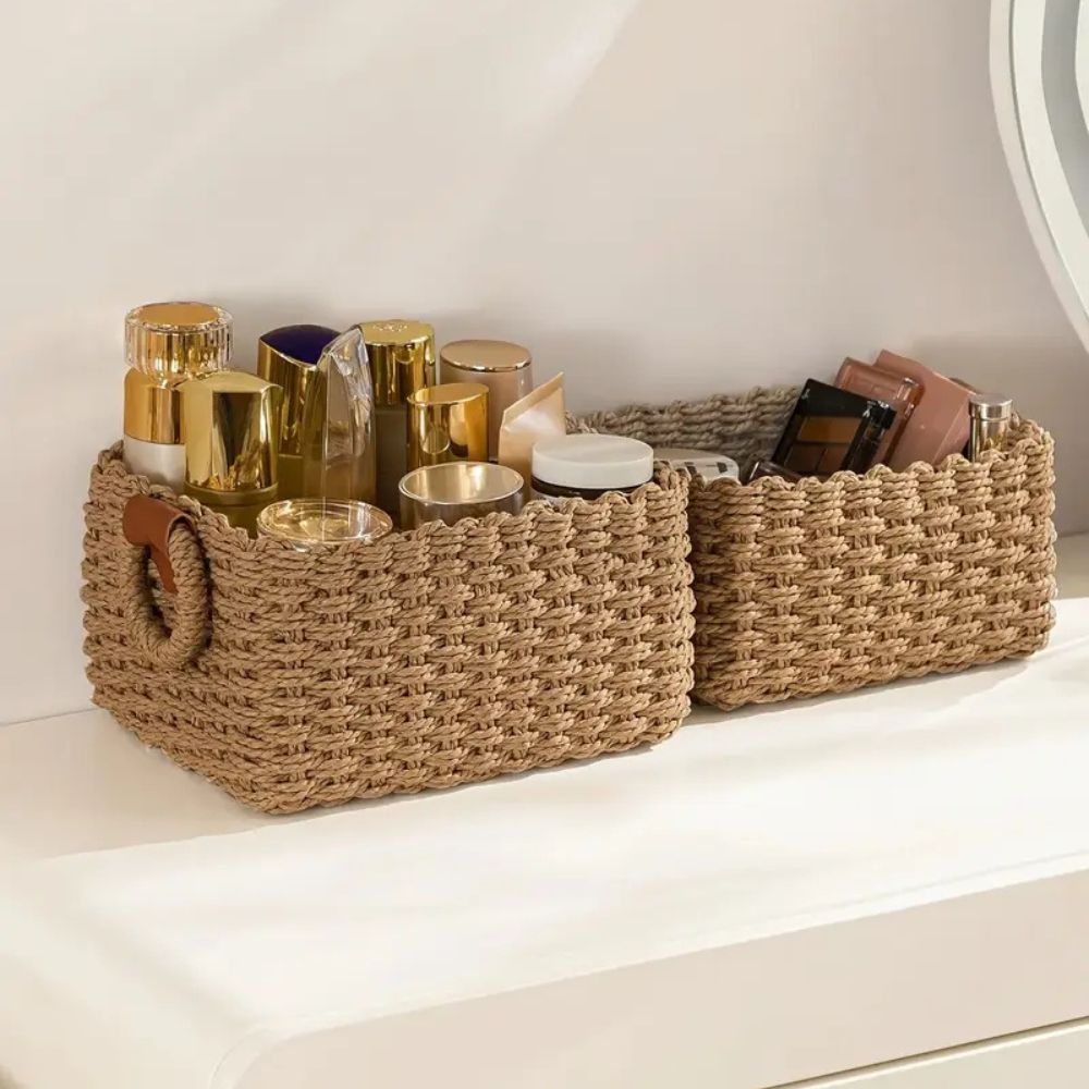 Stylish Storage Baskets – Handmade Set (3 pieces)