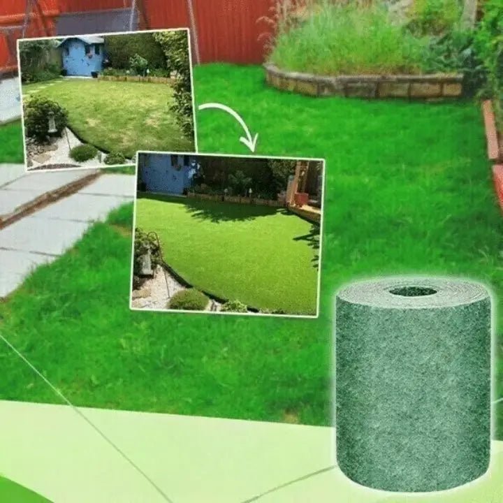 Schnelle Rasenrenovierung | Rasensamenmatte für perfekte Ergebnisse