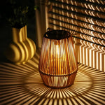 Wetterfeste Solarleuchte | Warmes LED-Licht mit Automatik