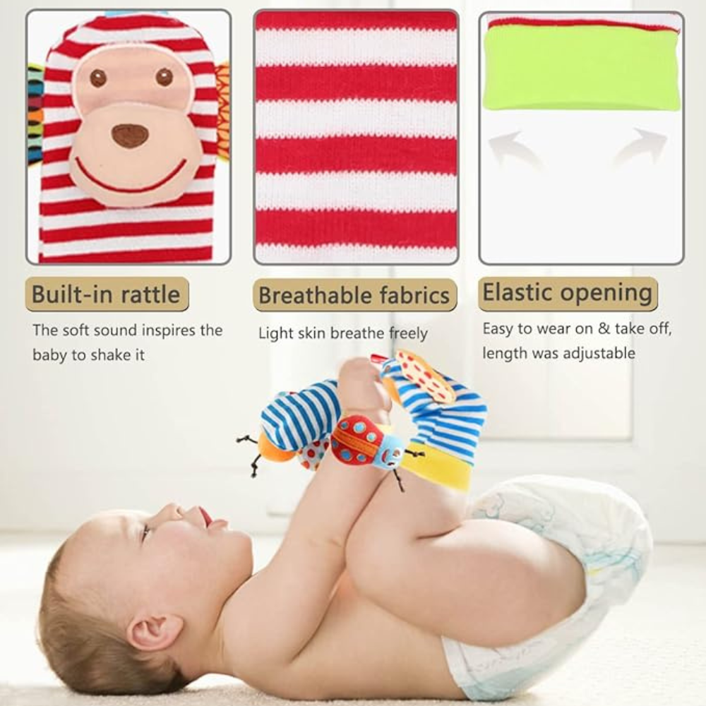 Rattle Socks - Promotes Senses and Movement