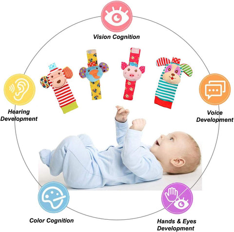 Rattle Socks - Promotes Senses and Movement