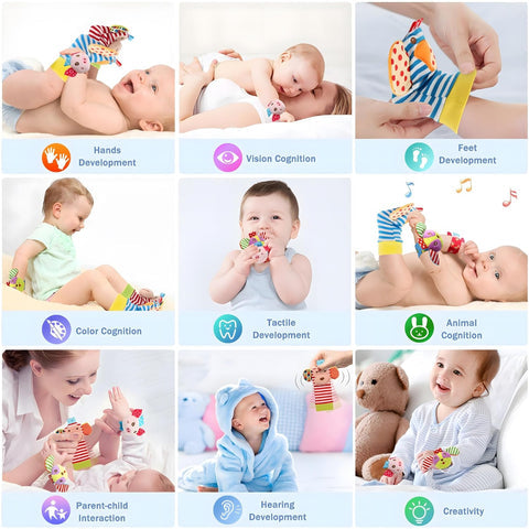 Rattle Socks - Promotes Senses and Movement
