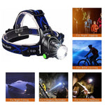 Rechargeable LED Headlamp – Durable, Waterproof, and Powerful
