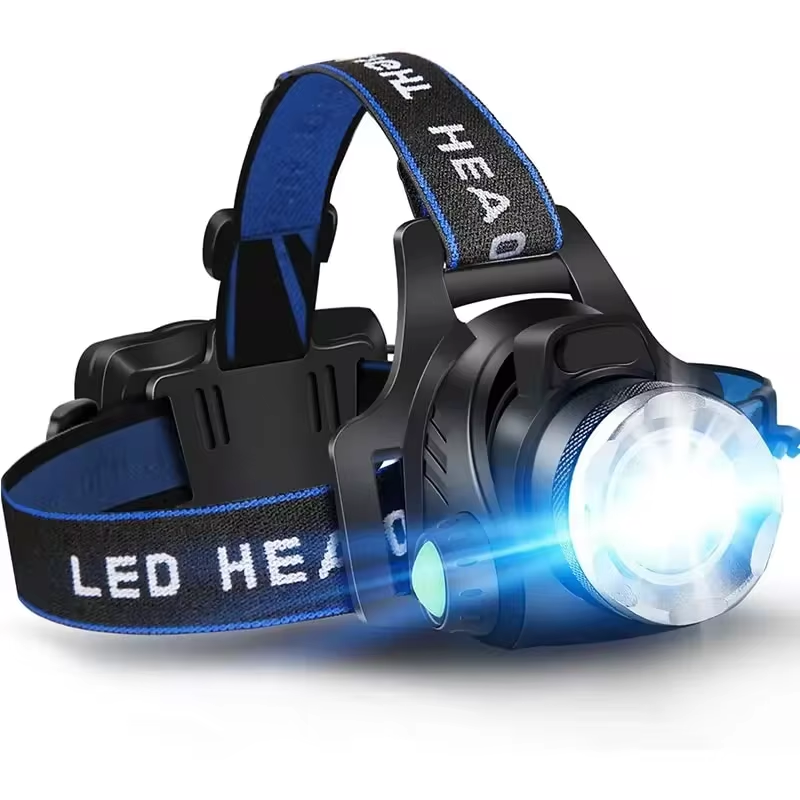 Rechargeable LED Headlamp – Durable, Waterproof, and Powerful