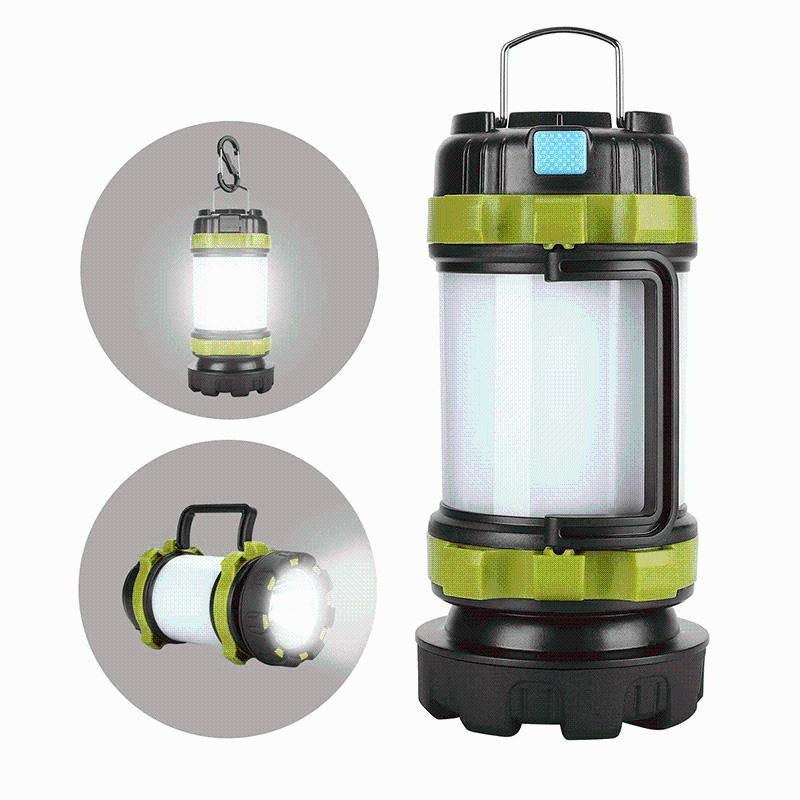 Multifunktionale Campinglaterne mit Powerbank-Funktion