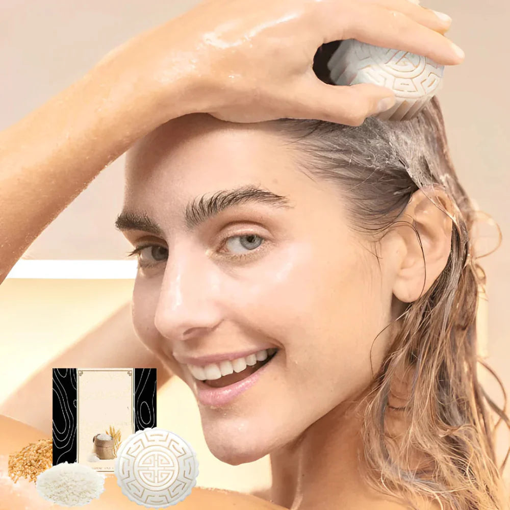 Natürliche Haarpflege-Seife für starkes Haarwachstum