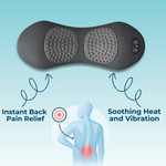RelaxoTech | Rückenmassagegerät mit Wärme & Vibration – 3-in-1 Therapie für Rückenbeschwerden