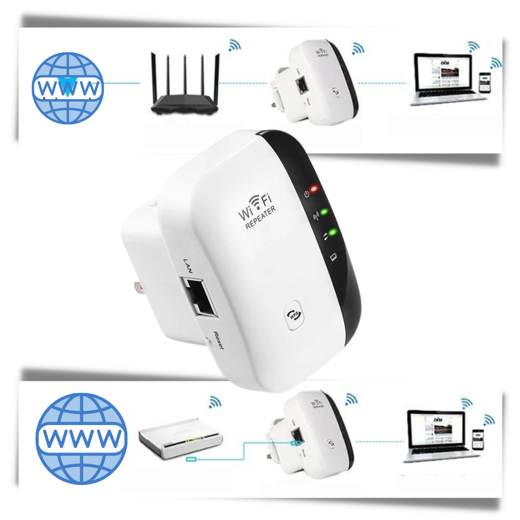 Wi-Fi Range Extender for Home and Office