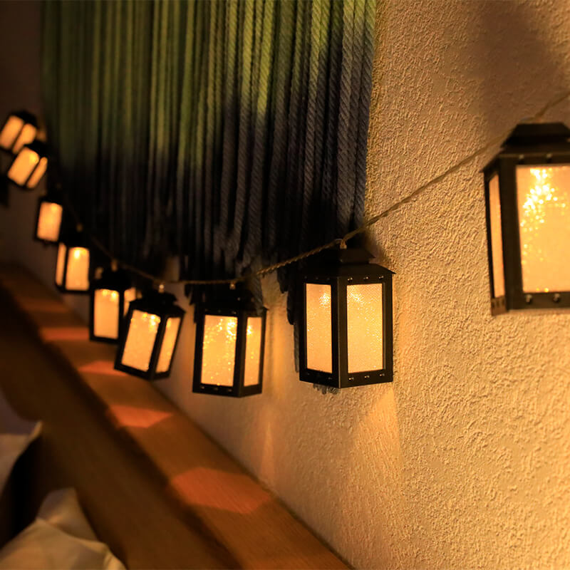 Stimmungsvolle Lichterkette im Vintage-Stil für Ihr Zuhause