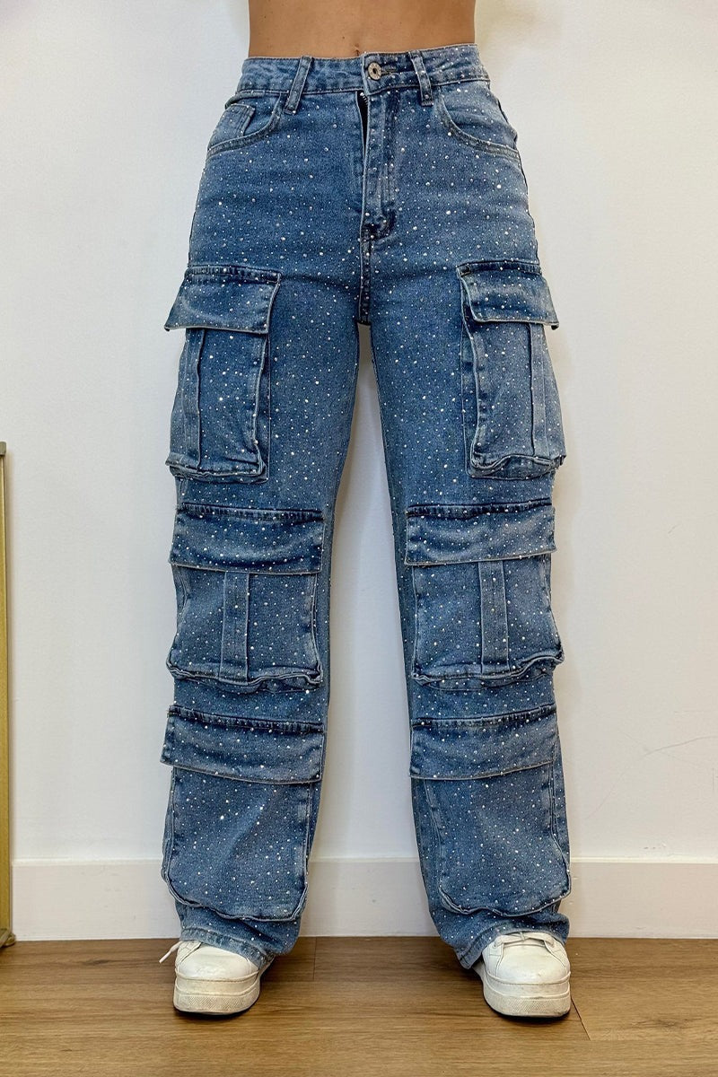 Stylische Cargo-Jeans – Bequemer Look für jeden Tag