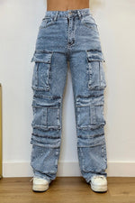 Stylische Cargo-Jeans – Bequemer Look für jeden Tag