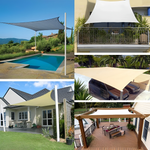 Sun Protection Paradise – Waterproof Rectangular Sun Shade Sail for Outdoor Areas