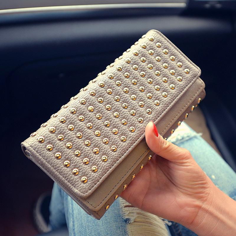 Elegante Lange Damenbrieftasche aus Kunstleder