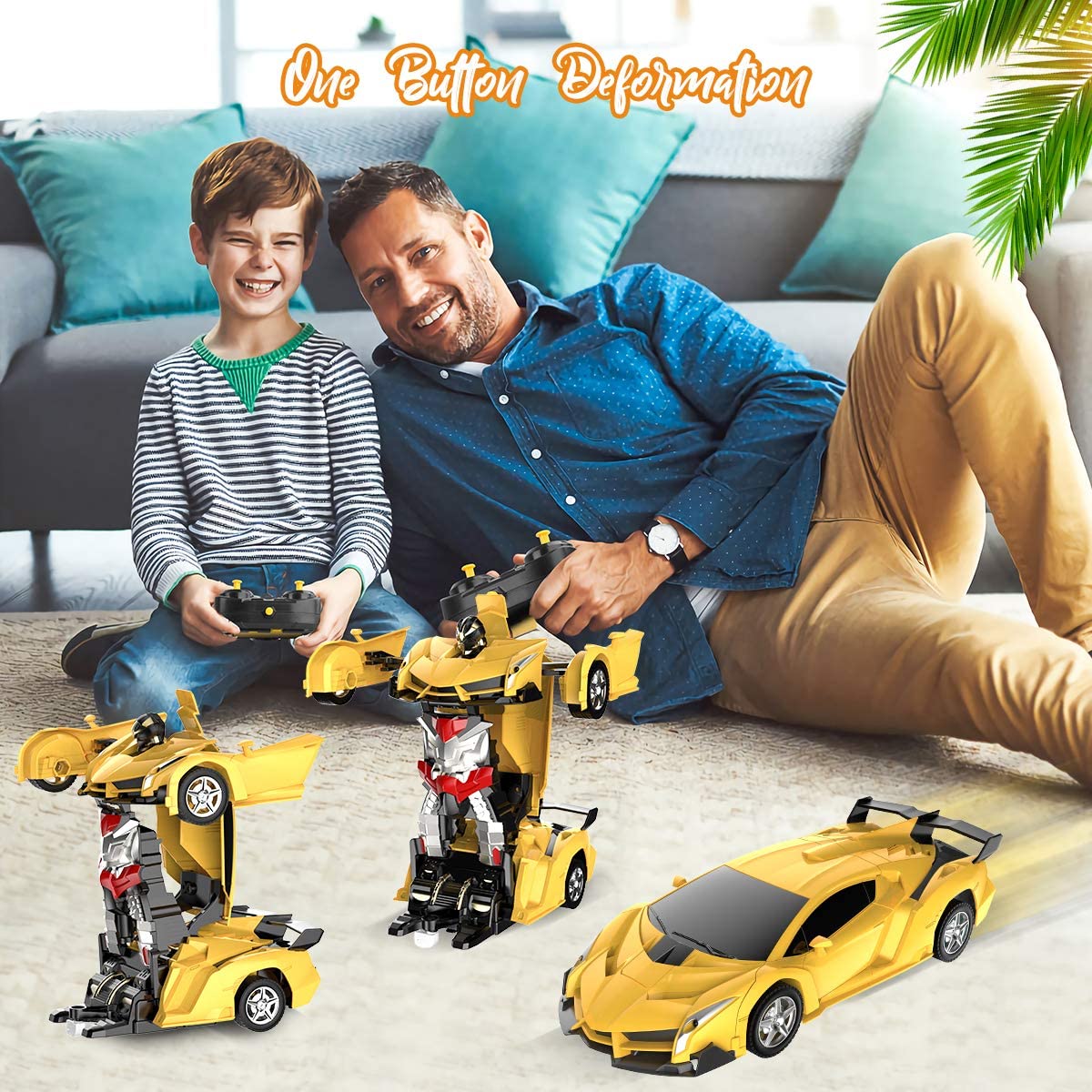 Verwandlungsfähiges RC-Fahrzeug | Fernsteuerung | Spielspaß für Kinder