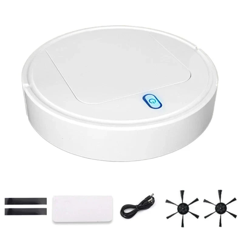 Smart robotic vacuum cleaner with 3-in-1 functionality