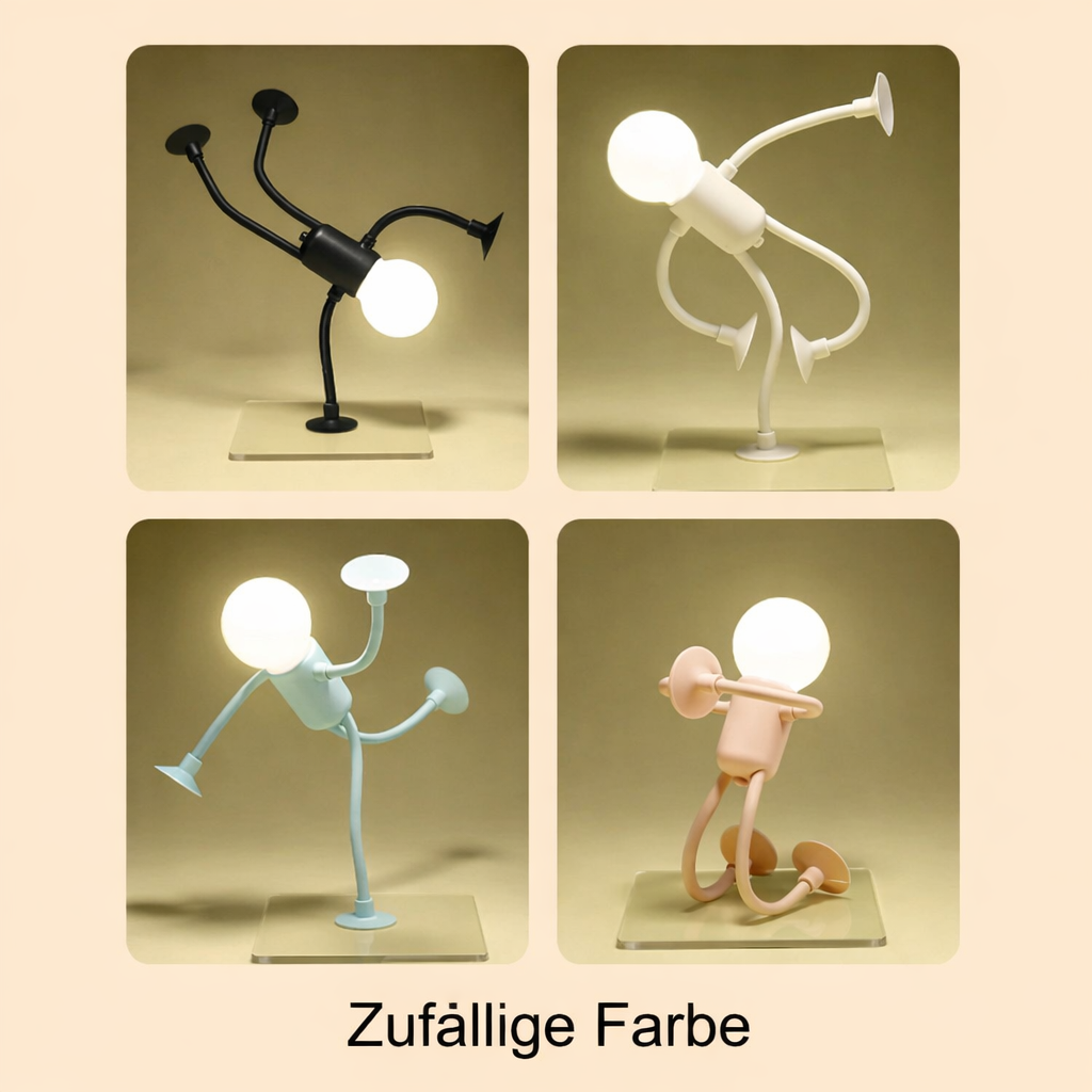 Lustige Roboter Tischlampe | LED Beleuchtung für dein Zuhause