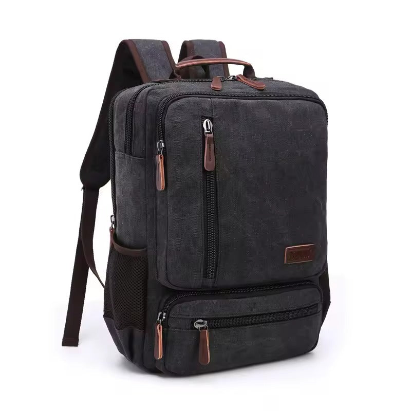 Stylish Canvas Backpack for Laptops - Perfect for On the Go