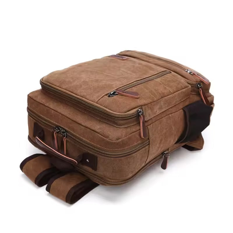 Stylish Canvas Backpack for Laptops - Perfect for On the Go