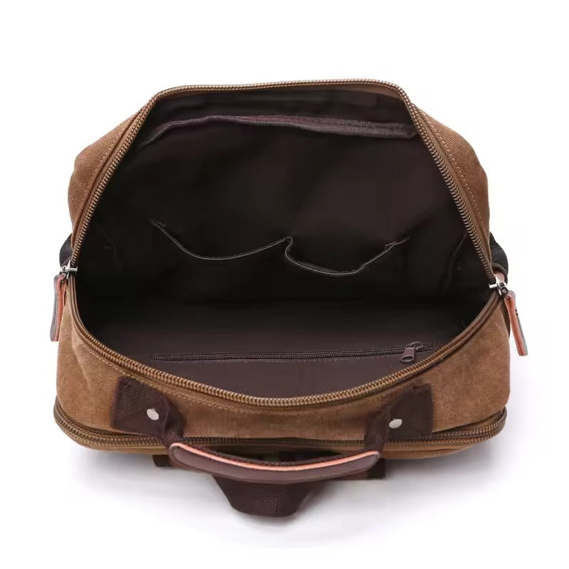 Stylish Canvas Backpack for Laptops - Perfect for On the Go
