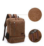 Stylish Canvas Backpack for Laptops - Perfect for On the Go
