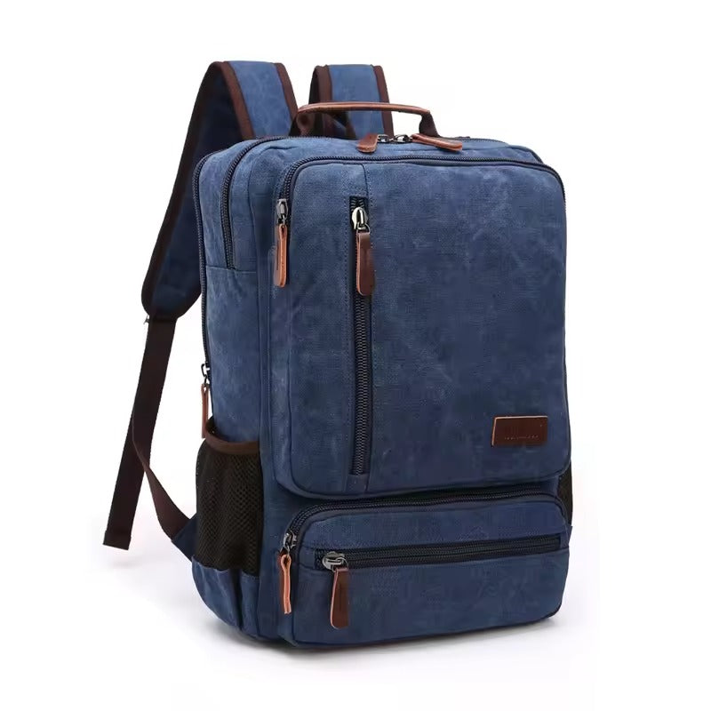 Stylish Canvas Backpack for Laptops - Perfect for On the Go